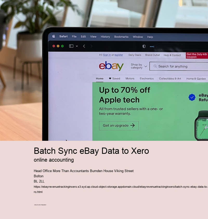 Batch Sync eBay Data to Xero